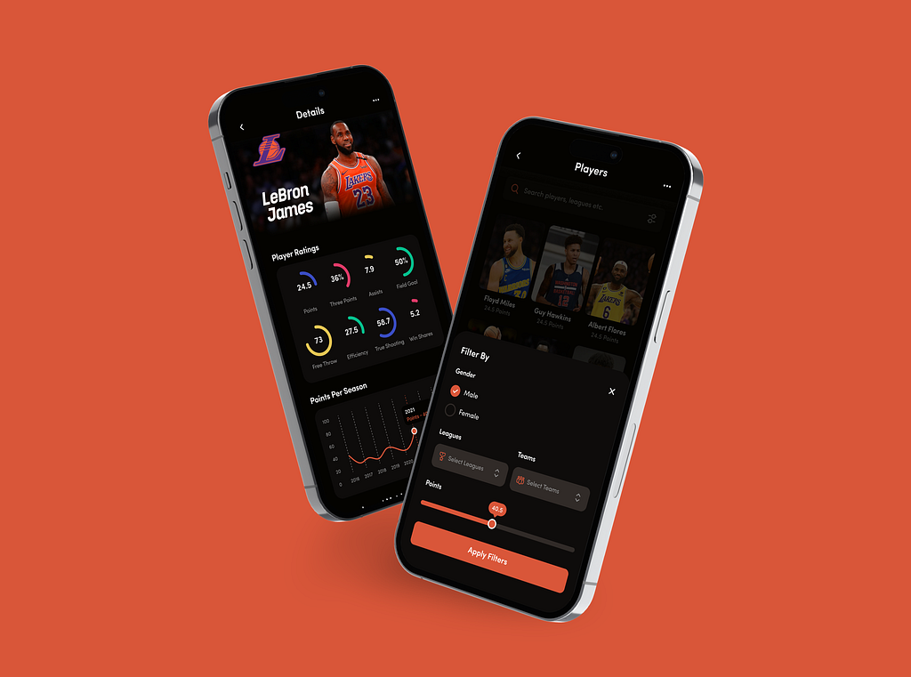 Basketball Player Stats App